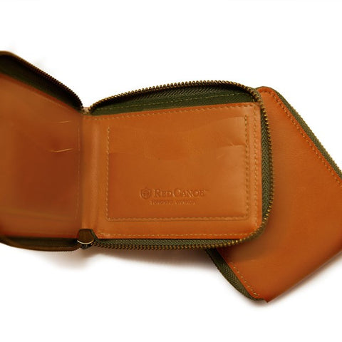 BOEING LEATHER ZIP WALLET