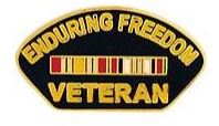 ENDURING FREEDOM VETERAN PIN