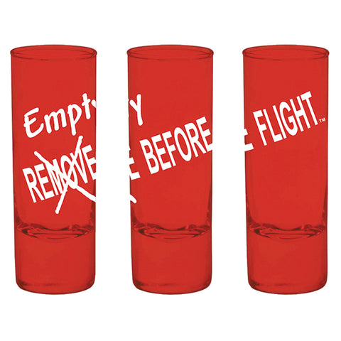 Empty Before Flight Shooter Glass