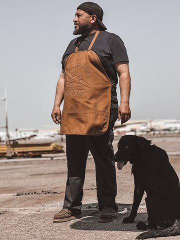 Yanks Embossed Denim Apron 100% Cotton