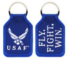 MILITARY KEY RING EMBROIDERED ON FRONT AND BACK