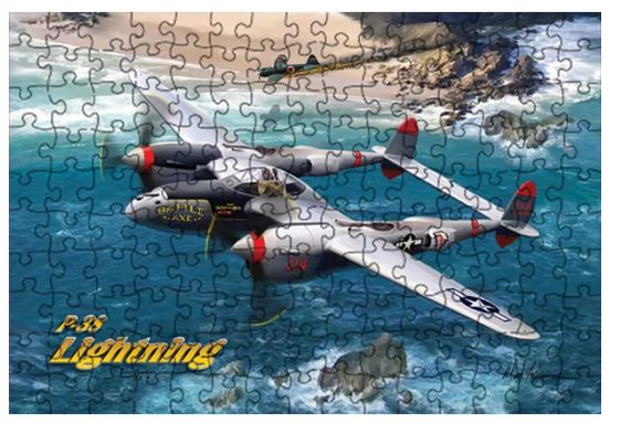 Mini Classic Flight P51 Mustang, P38 Puzzles