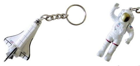 ASTRONAUT/SPACE SHUTTLE KEYCHAIN