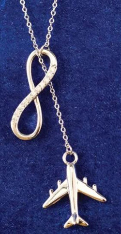 STERLING SILVER NECKLACE WITH INFINITY CHARM