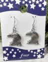 Silver Eagle Earrings