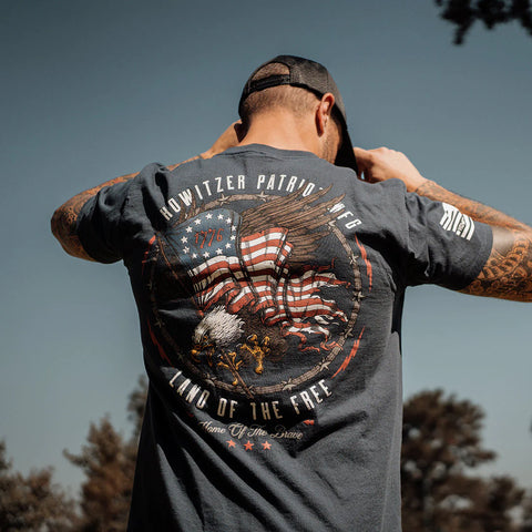 Childs Howitzer 1776 Flag Eagle Short Sleeve - NAVY OR BLACK