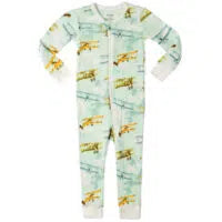 Organic Zip PJ Vintage Planes