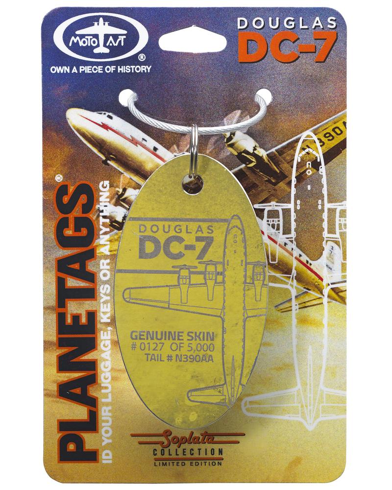 Douglas DC-7 Plane Tag