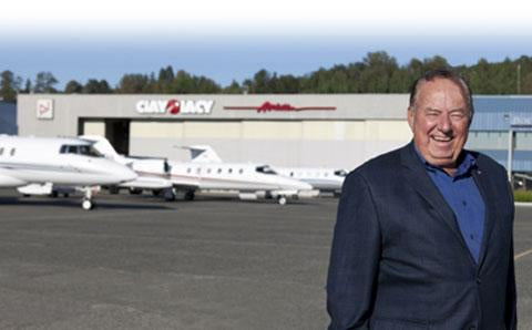 Clay Lacy Boeing 727 Plane Tag