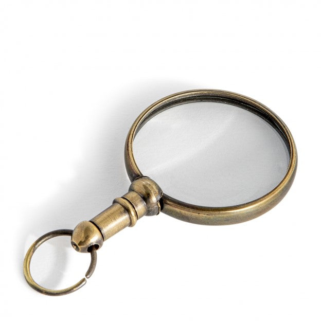 Small Brass Magnifying Glass w/ Bronze finish