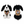 K9 Heroes - B&W Springer Spaniel Plush Dog / Brown Vest 