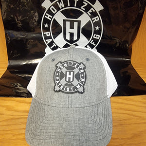 Grey and white Howitzer logo cap