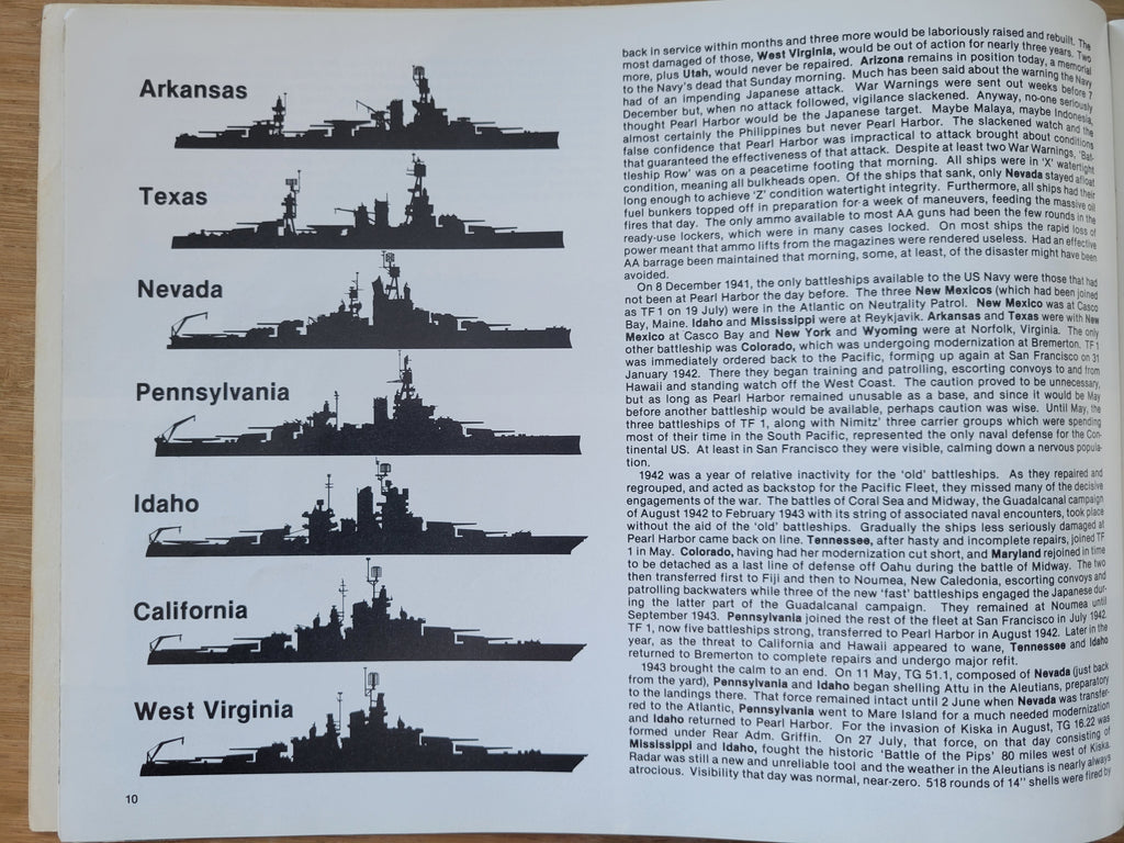 U.S. Battleships in action Part 1 Squadron/Signal Warships #3