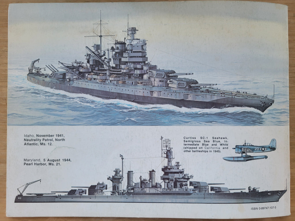 U.S. Battleships in action Part 1 Squadron/Signal Warships #3