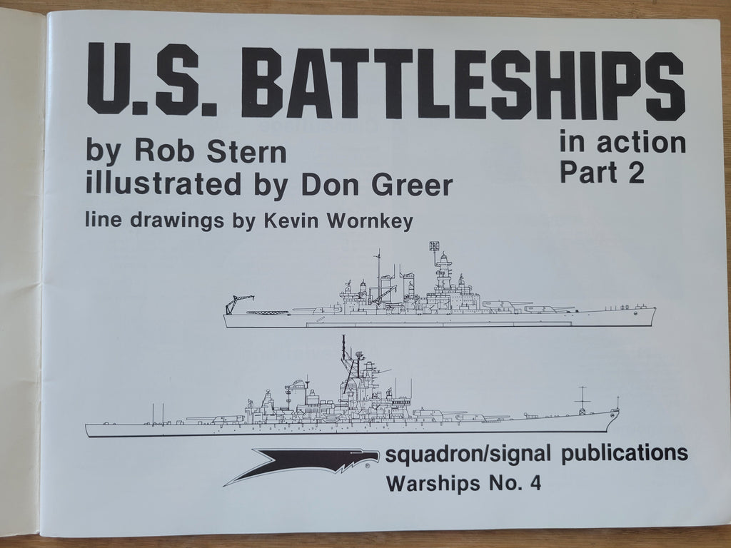 U.S. Battleships in action Warships No. 4 Squadron/Signal