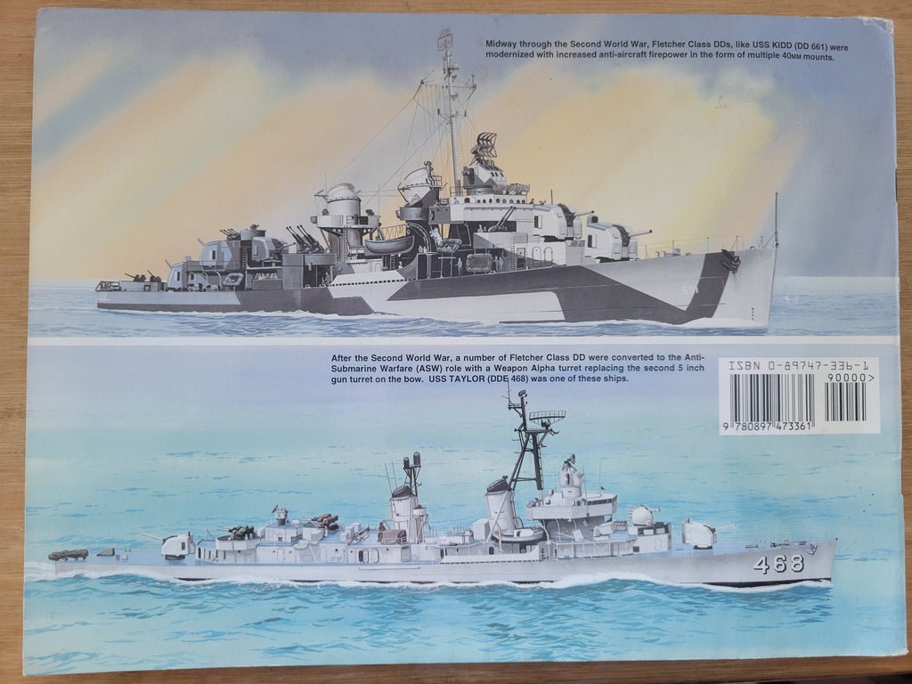 Fletcher DDs in Action Warships; Warships Number 8 Squadron/Signal Publications