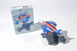 “Flying Hops” aeroplane with spring mechanism