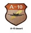 A-10 DESERT PATCH SEW ON