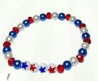 American 4 Star Tiny Bead Bracelet
