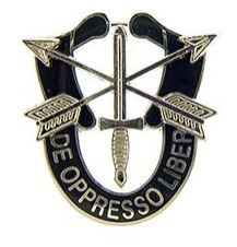 De Oppresso Liber Army Special Forces Pin