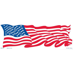 USA Flag Bumper Sticker