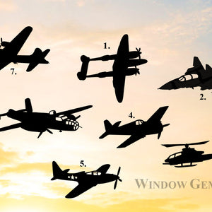 Window Gems Aviation Collection Pack of 7
