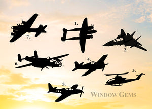 Window Gems Aviation Collection Pack of 7
