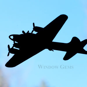 Window Gem B-17 Flying Fortress Black