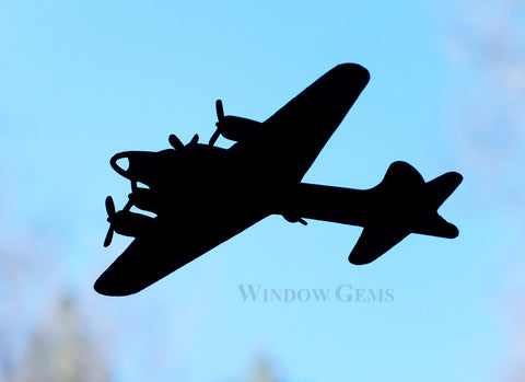 Window Gem B-17 Flying Fortress Black