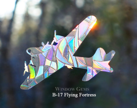 Window Gem B-17 Flying Fortress Prismatic