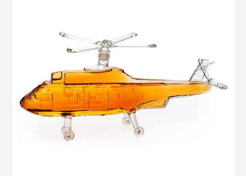 Black Hawk Chopper Helicopter Decanter