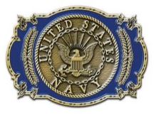 AMERICAN MILITARY BLACK IRON BUCKLE