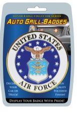 AMERICAN MILITARY AUTO GRILL BADGES