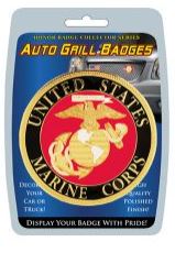 AMERICAN MILITARY AUTO GRILL BADGES