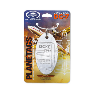 Douglas DC-7 N390AA - Plane Tag