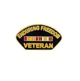 ENDURING FREEDOM VETERAN PIN
