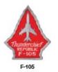 F-105 THUNDER CHIEF PATCH SEW ON