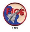 F-106 PATCH SEW ON