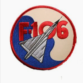 Patch with F-106 design on a round background