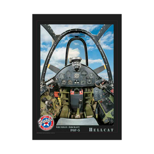 F6F-5 Hellcat Cockpit Poster