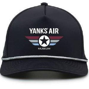Black baseball cap with the YANKS logo and the text 'MUSEUM' printed on the front.