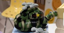 Helicopter Plush Toy 12" Blue Camo or Green Camo