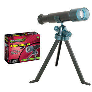 Telescope kit with telescope and box on a white background