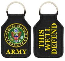 Army Symbol Key Ring
