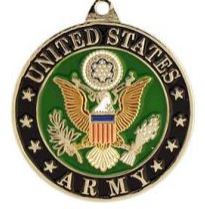 MILITARY KEYCHAIN METALLIC