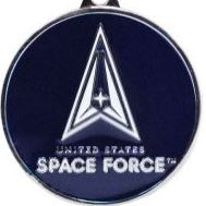 Metallic Space Force Keychain