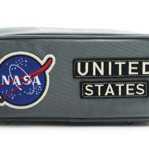 Gray pouch with NASA logo and 'United States' text on a white background