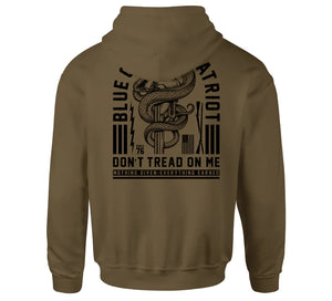 Blue Collar Patriot nothing given  everything earned tan sweatshirt