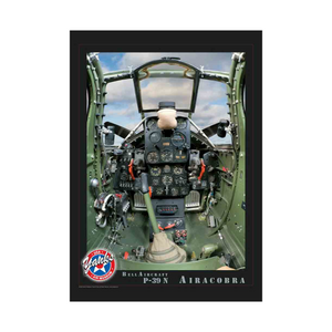 P-39N Airacobra Cockpit Poster