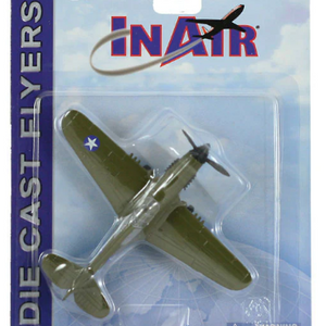 Model airplane in packaging with 'InAir' branding
